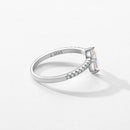 Anillo de Plata 925 con Tachuelas de Circonitas Rombos