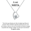 Collar Amor Eterno | Caja con Luz y Dedicatoria <span style="color: #000000;"><strong><span style="color: #ff2a00;">Plata 100% Autentica </span></strong></span>